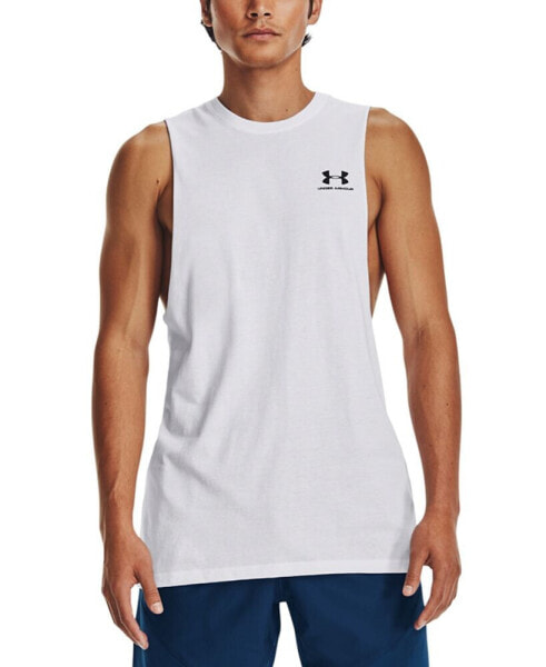 Men's Sportstyle Left Chest Cut-Off T-Shirt