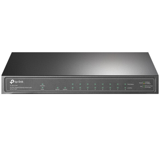 TP-LINK TL-SG1210P - Gigabit Ethernet (10/100/1000) - Power over Ethernet (PoE) - Wall mountable