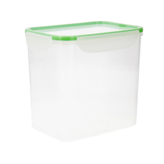 Герметичная коробочка для завтрака Quid Greenery Прозрачный Пластик 4,7 L (4 штук) (Pack 4x)
