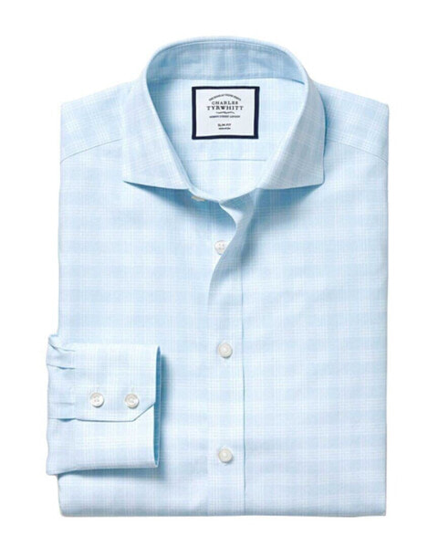 Charles Tyrwhitt Non-Iron Prince Of Wales Check Slim Fit Shirt Men's