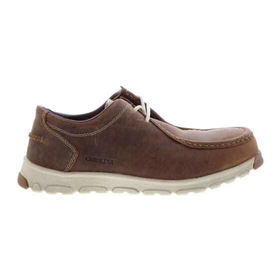 Carolina S-117 Lightweight ESD Aluminum Toe Wallaby Mens Brown Work Shoes