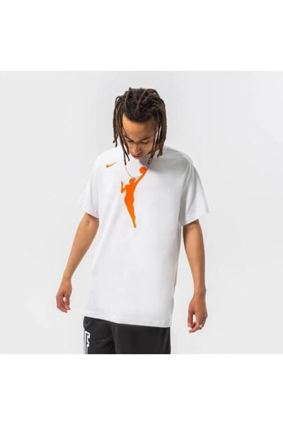 Футболка Nike Mens Wnba оранжевая Jumpwoman с первичным логотипом (dr9316-100)
