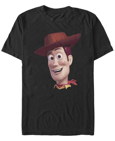 Men's Woody Big Face Short Sleeve Crew T-shirt