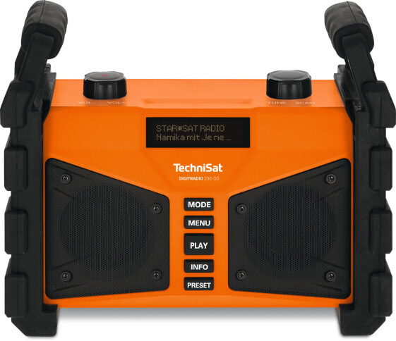 TechniSat DIGITRADIO 230 OD - Worksite - Analog & digital - DAB+,FM - 87.5 - 108 MHz - 12 W - LCD