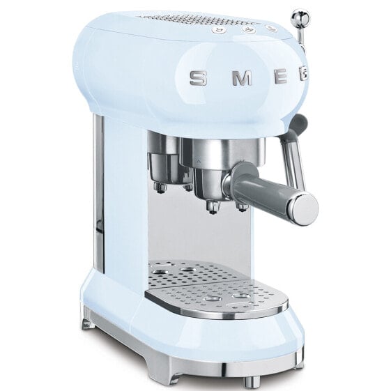 Кофеварка Smeg Espresso Coffee Machine ECF01PBEU Pastel Blue