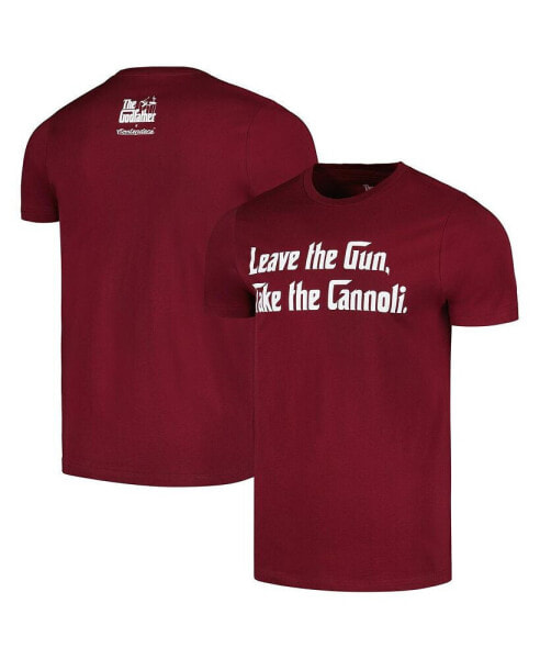 Men's and Women's Red The Godfather The Cannoli T-shirt