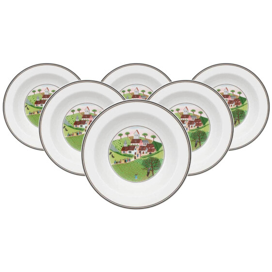 Salatschalen Heirat Design Naif 6er Set