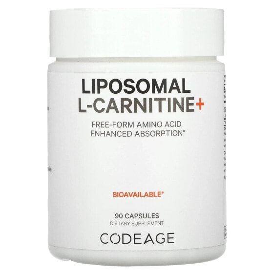 Аминокислоты CodeAge Liposomal L-Carnitine+, капсулы 90 шт.