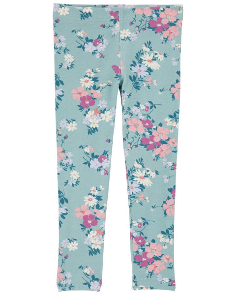 Baby Floral Print Stretch Leggings 12M