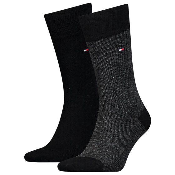 TOMMY HILFIGER Birdseye socks 2 pairs