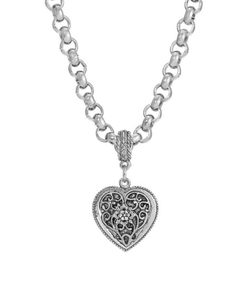 Filigree Heart Necklace