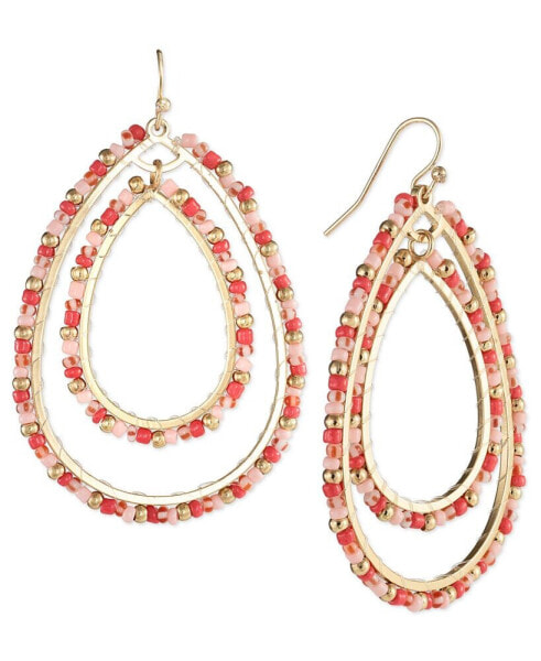 Mixed-Metal Crystal Double Oval Earrings, Created for Macy's