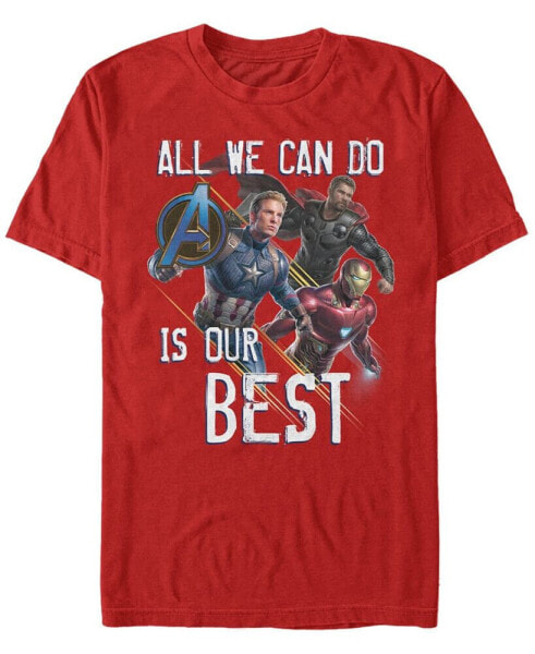 Marvel Men's Avengers Endgame Do Our Best Short Sleeve T-Shirt