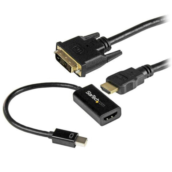 mDP to DVI Connectivity Kit - Active Mini DisplayPort to HDMI Converter with 6 ft. HDMI to DVI Cable - Cable - Any brand