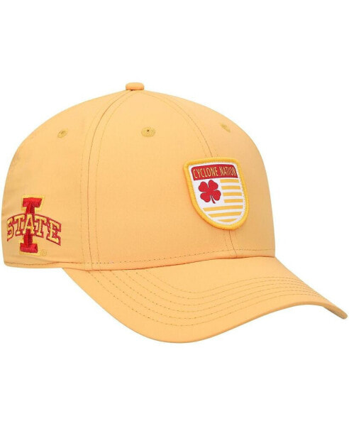 Men's Gold Iowa State Cyclones Nation Shield Snapback Hat