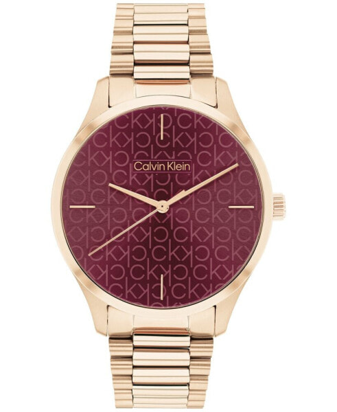 Women's Carnation Gold-Tone Stainless Steel Bracelet Watch 35mm