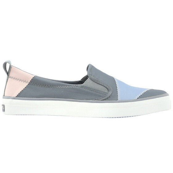 Sperry Crest Twin Slip On Womens Grey Sneakers Casual Shoes STS83717