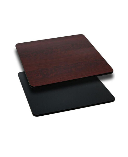 30" Square Table Top With Reversible Laminate Top