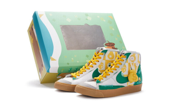 Кроссовки Nike Blazer Mid 77 LX StickerBox Yellow-Green