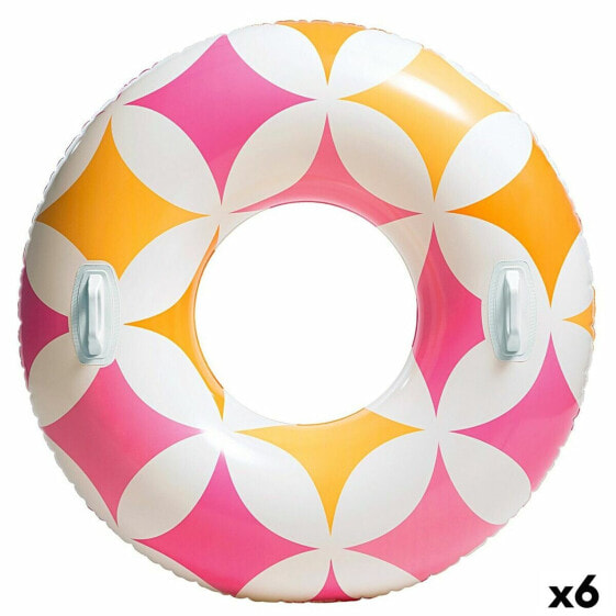 Надувной круг Пончик Intex Timeless 115 x 28 x 115 см (6 штук)