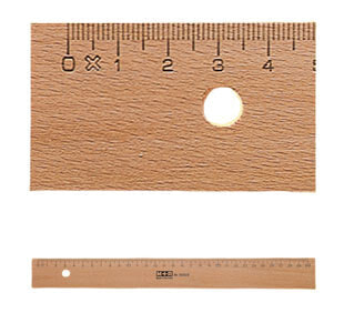 Möbius Ruppert 1950 - 0000 - Desk ruler - Beech - Wood - cm - mm - 500 mm - 1 pc(s)