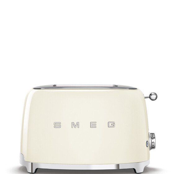 SMEG toaster TSF01CREU (Cream) - 2 slice(s) - Cream - Steel - Buttons - Level - Rotary - China - 950 W