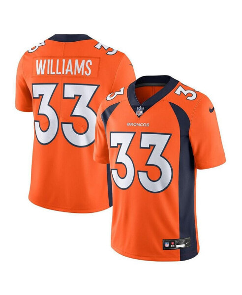 Men's Javonte Williams Orange Denver Broncos Vapor Untouchable Limited Jersey