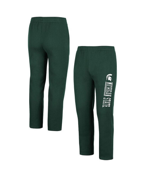 Men's Green Michigan State Spartans Fleece Pants