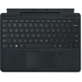 Microsoft Surface Pro Signature Keyboard with Fingerprint Reader - QWERTY - Spanish - Touchpad - Microsoft - Surface Pro 8 Surface Pro X - Black