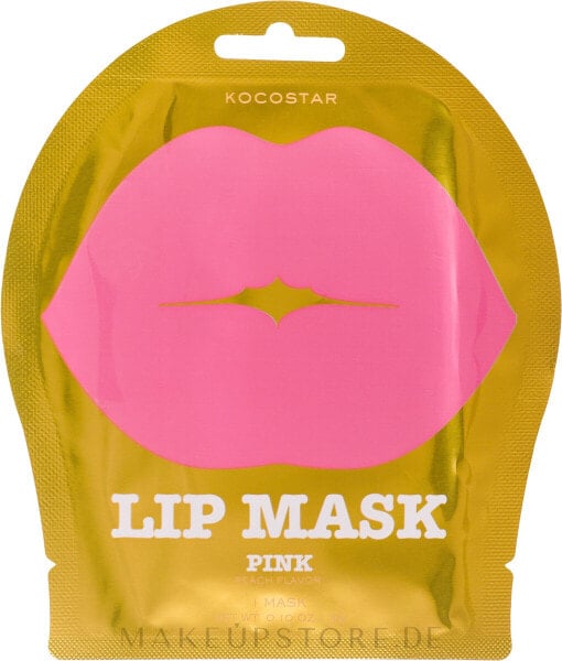 Hydrogel Lippenmaske mit Pfirsich - Kocostar Lip Mask Pink 1 St.