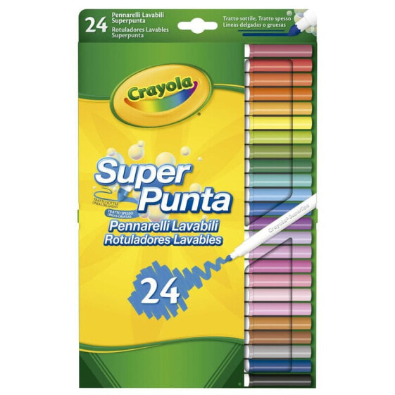 Фетр Crayola B01BF6F20K Моющийся (24 uds)