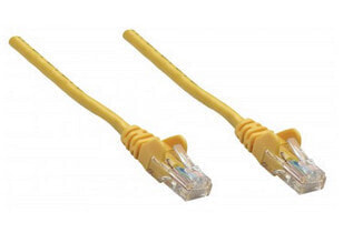 Intellinet Network Patch Cable - Cat6A - 20m - Yellow - Copper - S/FTP - LSOH / LSZH - PVC - RJ45 - Gold Plated Contacts - Snagless - Booted - Lifetime Warranty - Polybag - 20 m - Cat6a - S/FTP (S-STP) - RJ-45 - RJ-45