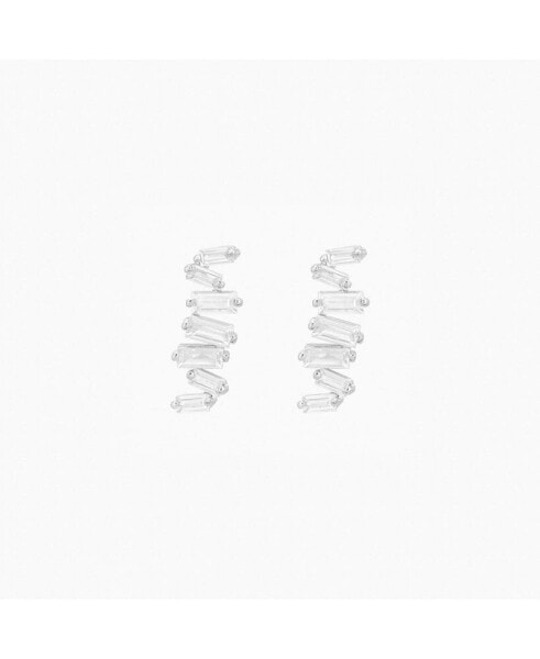 Zig Zag Stud Earrings