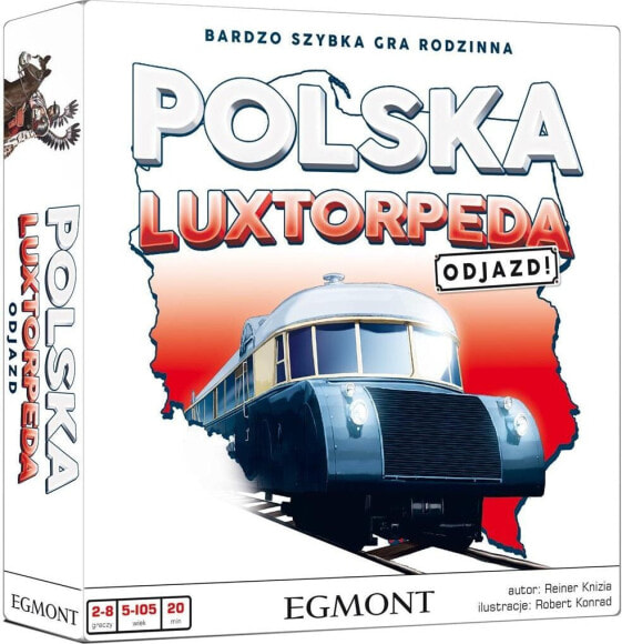 Egmont Gra planszowa Polska. Luxtorpeda. Odjazd!