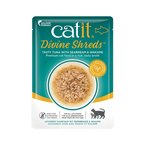 CATIT Divine Shreds tuna with chicken & wakame