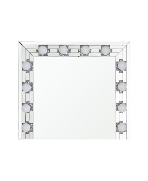 Noralie Accent Mirror Mirrored & Faux Diamonds