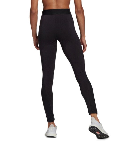 adidas 280417 Women's Sportswear Cotton Full Length Leggings, Size Medium