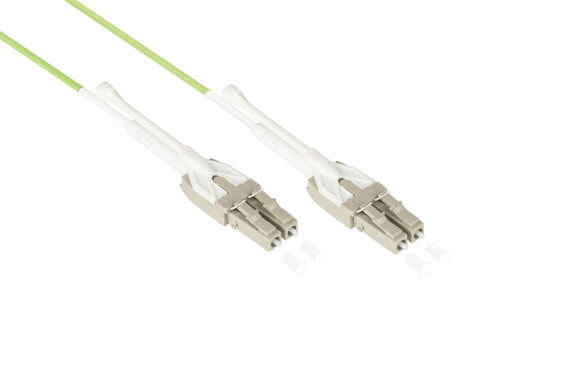 Оптический кабель OM5 Multimode 50/125 LC/LC UNIBOOT LSZH austauschbare - Multimode fiber - duplex Good Connections Patchkabel LWL Duplex austaussbare 10м Гуд Коннекшенс
