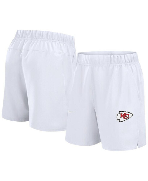 Men's White Kansas City Chiefs Blitz Victory Performance Shorts