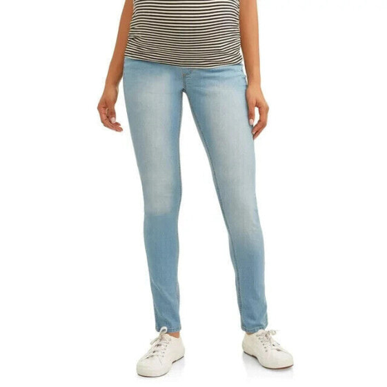 Oh! Mamma Skinny Jeans Medium Women's lightwash Pull-On Demi Or Full Panel