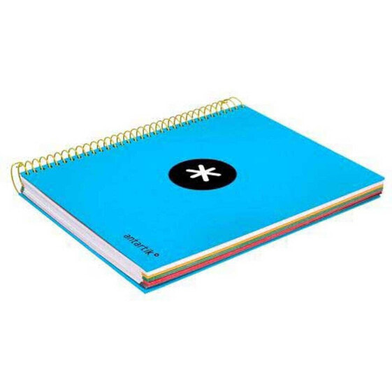 ANTARTIK Spiral notebook a5 micro lined cover 120h 90g smooth with bands 6 holes
