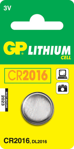 Одноразовая батарейка GP Battery CR2016