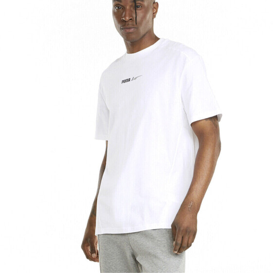 Puma RadCal Advanced Logo Crew Neck Short Sleeve T-Shirt Mens Size XL Casual To