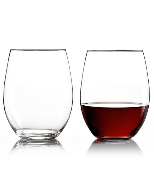 Wine Glasses, Set of 2 O Cabernet & Merlot Tumblers