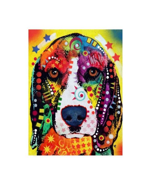 Dean Russo Beagle Face Canvas Art - 15" x 20"