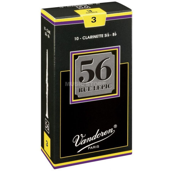 Vandoren 56 Rue Lepic Bb-Clarinet 2.5 Box of 10