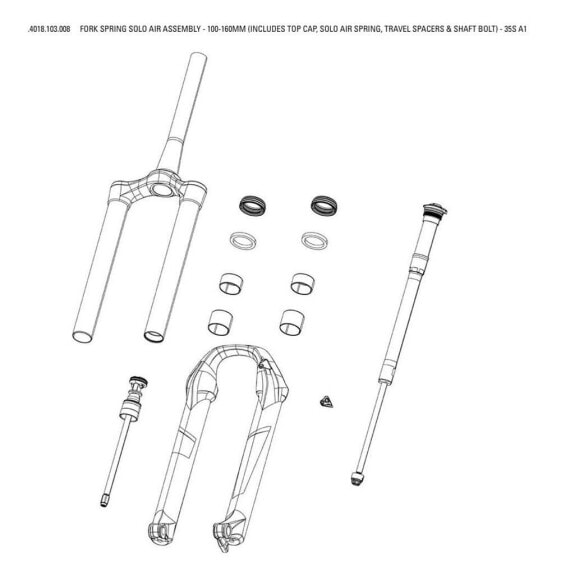 ROCKSHOX Fork Spring Solo Air Set