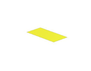 Weidmüller LM MT300 25.4/12.7 GE - Yellow - Self-adhesive printer label - Polyester - Laser - -40 - 150 °C - 2.54 cm