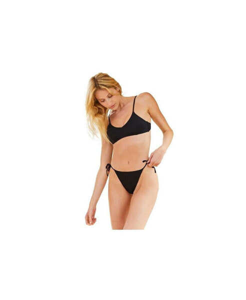 Women's Solid bralette bikini swim top