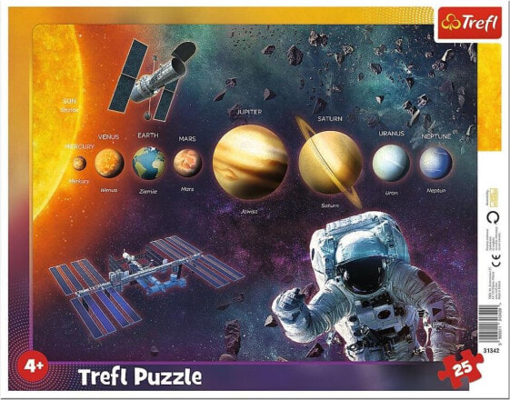 Trefl Puzzle ramkowe 25 Układ Słoneczny